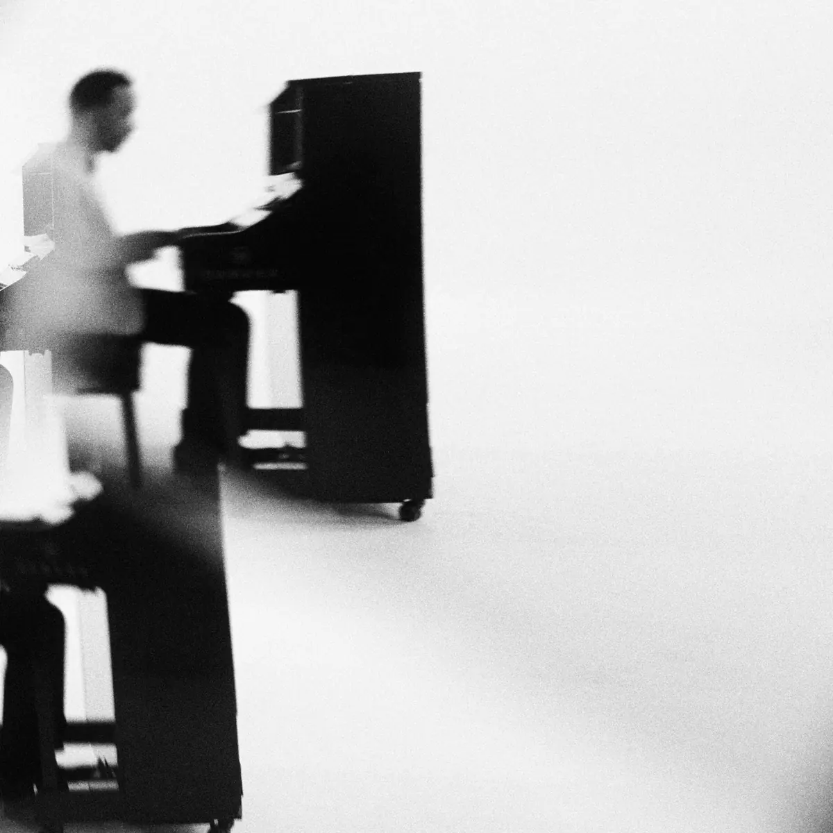 Inner spread, right: the upright piano and its echo